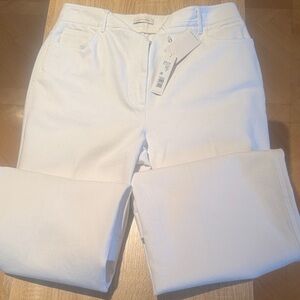 Rebecca Taylor White Flare & Wide Leg Jeans